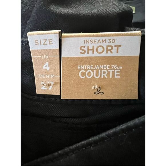 Prana Women’s Kayla Straight Leg Performance Denim Jeans Black Size 27 NWT - Picture 8 of 9